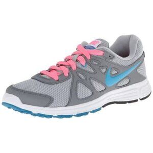 Nike Revolution 2 Running Shoe Grey/Pink/Turquoise Women's‎ Size 11 554900
